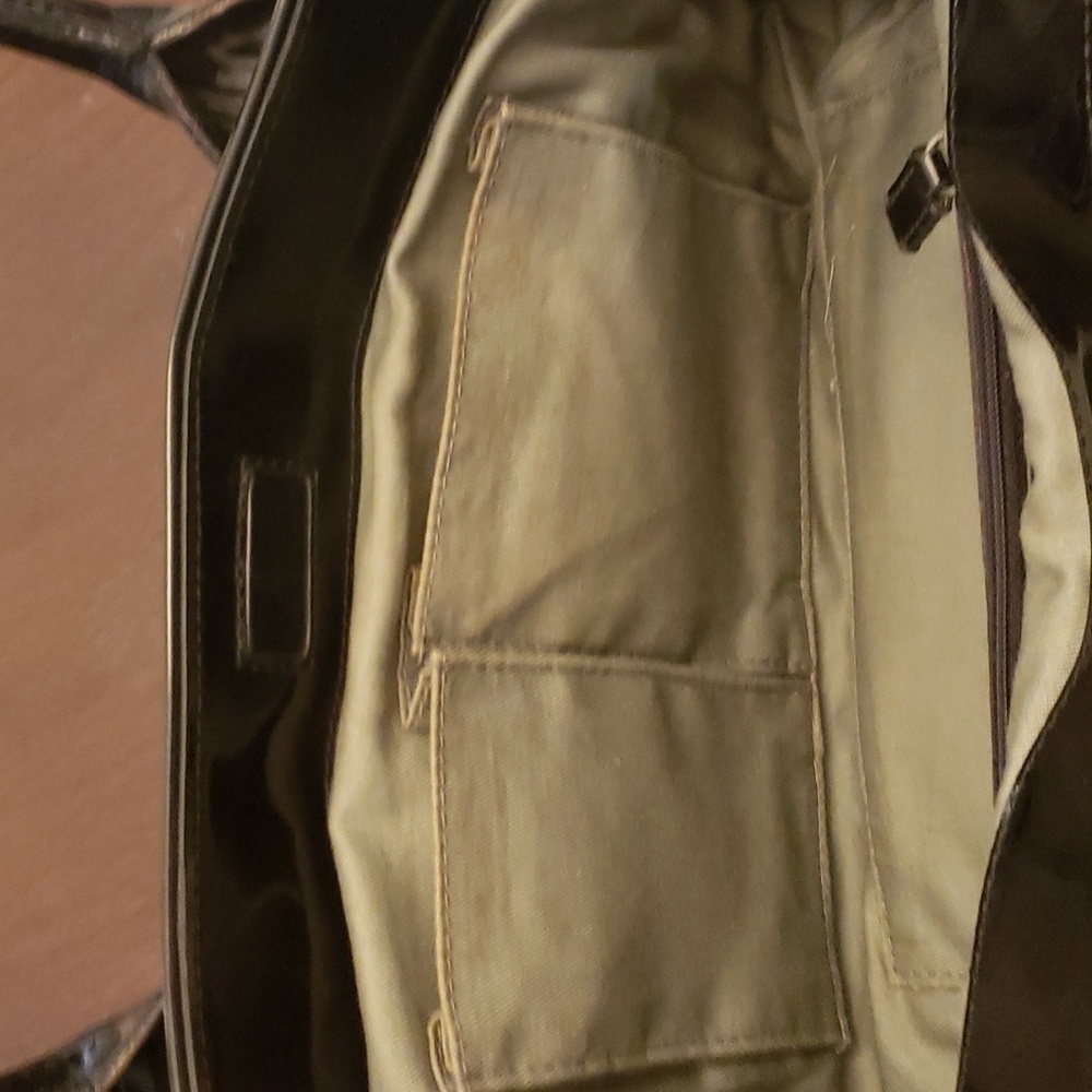 Calvin Klein python print Handbag - image 8